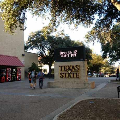 Photo of texas state university in San Marcos