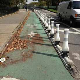 Photo of Protected Bike Lane