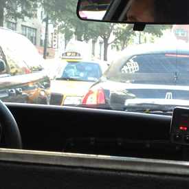 Photo of stuck in traffic!