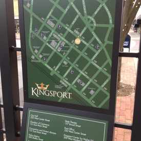 Photo of Downtown Kingsport Walking Map