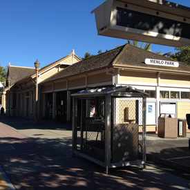 Photo of Menlo Park Caltrain Station