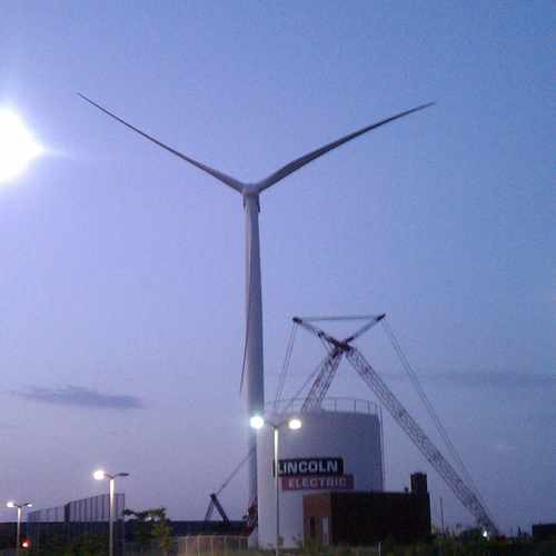 photo of Lincoln Electric Wind Turbine at 22221 St Clair Ave Euclid OH 44117