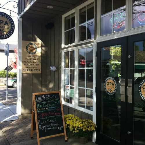 photo of Opa Pizzeria at 1212 Southeast Spokane Street Portland OR 97202