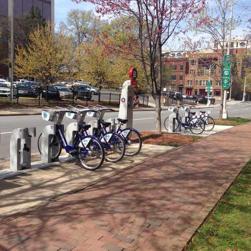 photo of B-cycle: 6th & Pine at 306 North Graham Street Charlotte NC 28202