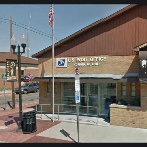 photo of US Post Office at 330 North Shiawassee Street Corunna MI 48817