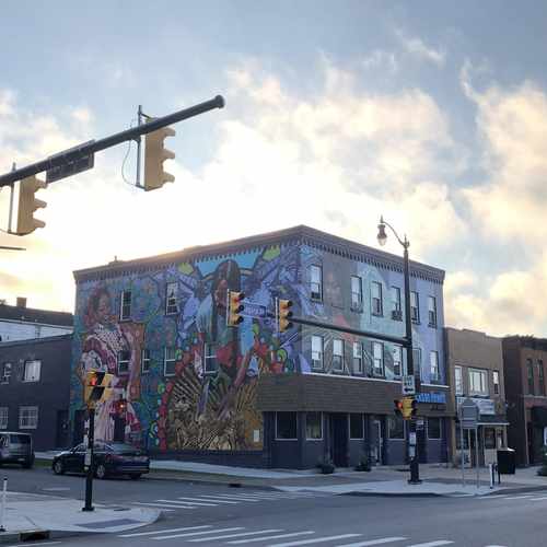 photo of Hispanic Heritage Mural at 585 Niagara Street Buffalo NY 14201