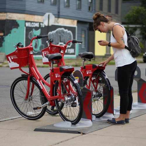 photo of Reddy Bike Share Hub - 5 Bicycles at 90 Brayton Street Buffalo NY 14213