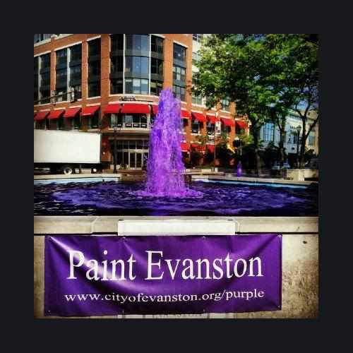 photo of Fountain Square at Davis Street Evanston IL US
