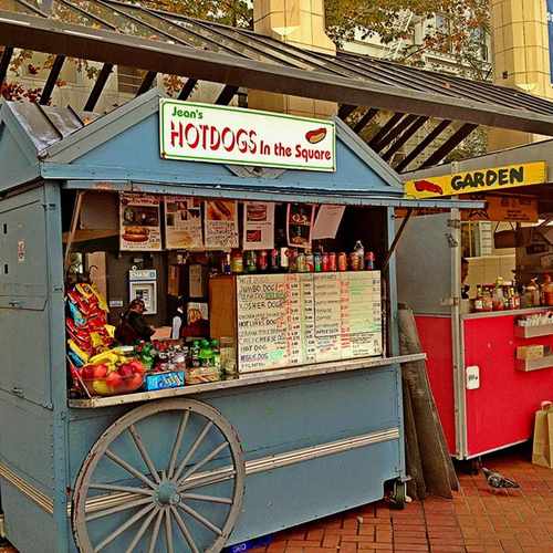 photo of Jean's Hotdogs In The Square at 600 Southwest Morrison Street Portland OR 97205
