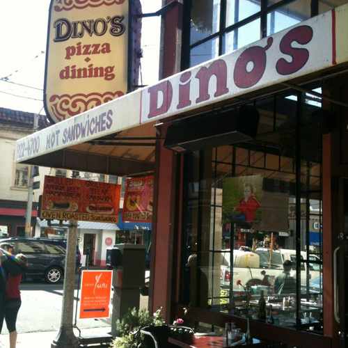 photo of Dino's Pizza & Dining at 2101 Fillmore Street San Francisco CA 94115