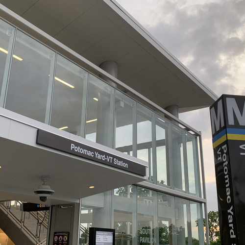 photo of Potomac Yard Metro Station-south entrance at 3000 Potomac Avenue Alexandria VA 22305