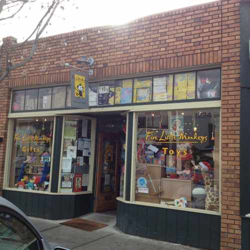 photo of Five Little Monkeys at 1224 Solano Avenue Albany CA 94706