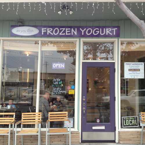 photo of As You Wish Frozen Yogurt at 1205 Solano Avenue Albany CA 94706