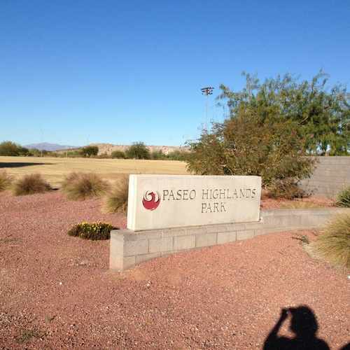 photo of Paseo Highlands Park at 23269 N 35th Ave Glendale AZ 85310