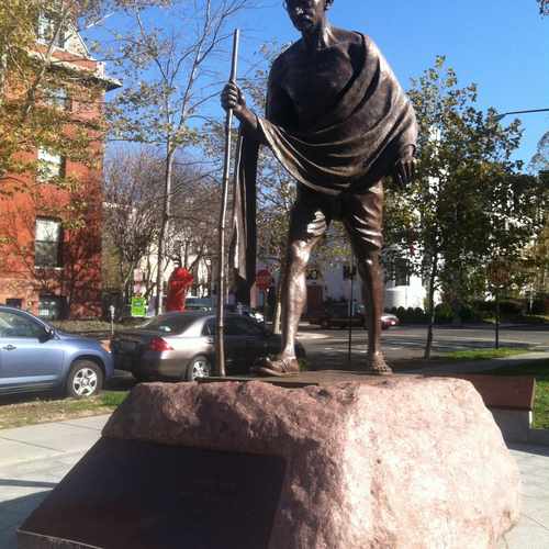 photo of Ghandi Statue at 9 Hillyer Court Northwest Washington DC 20008
