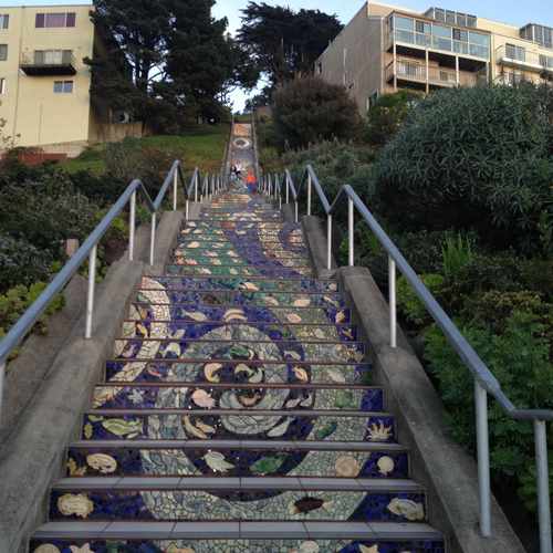 photo of Mosaic Stairway at 1678 16th Avenue San Francisco CA 94122