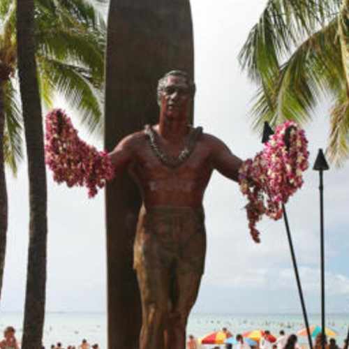 photo of Waikiki Beach at Kalakaua Avenue Honolulu HI US