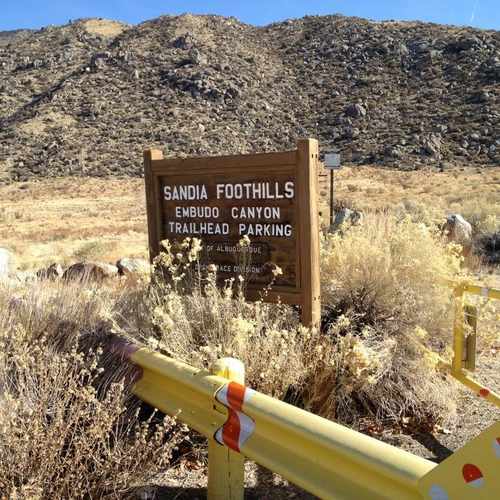 photo of Sandia Foothills Embudo Canyon Trailhead at 13399 Menaul Boulevard Northeast Albuquerque NM 87112