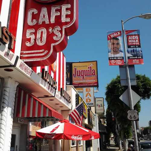 photo of Cafe 50'S, Santa Monica Boulevard, Los Angeles, CA at 11623 Santa Monica Boulevard Los Angeles CA 90025