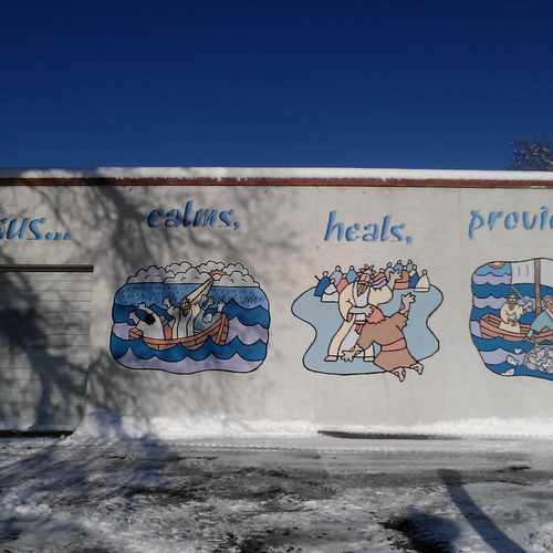photo of Mural At Trinity First Lutheran School at 1219 East Franklin Avenue Minneapolis MN 55404