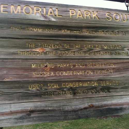 photo of Memorial Park South at Montgomery Street Milford DE 19963