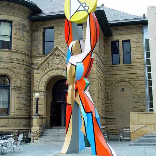 photo of Figure Holding the Sun at 110 South Market Street San Jose CA 95113