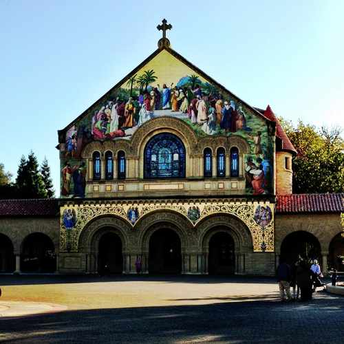 photo of Stanford Memorial Church at Escondido Road Stanford CA 94305