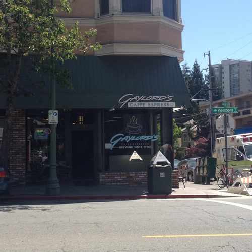 photo of Gaylord's Caffe Espresso at 4168 Piedmont Avenue Oakland CA 94611