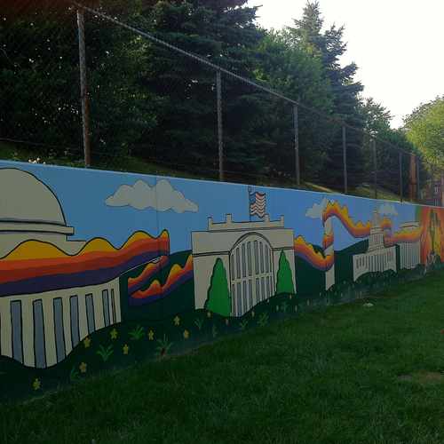 photo of Mural by Paul Junior High School at 5999 8th Street Northwest Washington DC 20011