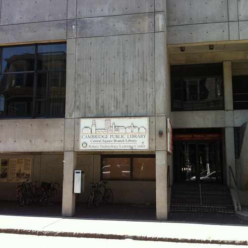 photo of Cambridge Public Library - Central Square Branch at 45 Pearl Street Cambridge MA 02139
