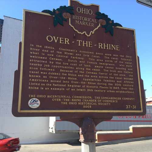 photo of Ohio Historical Marker-Over The Rhine at 1412 Republic Street Cincinnati OH 45202
