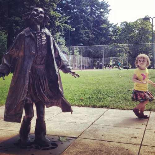 photo of Beverly Cleary Sculpture Garden at Northeast 33rd Avenue Portland OR US
