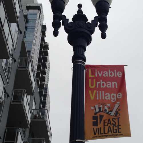 photo of East Village Street Banner at 630 10th Ave San Diego CA 92101