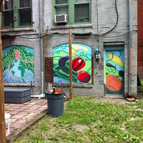 photo of Greenwich & Hammond Streets Mural at 10 Sussex Street Boston MA 02120