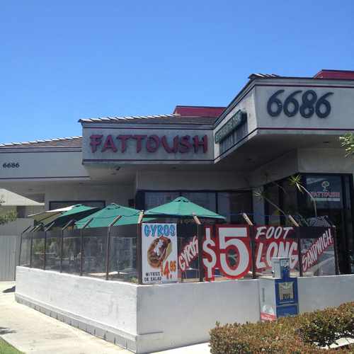 photo of Fattoush at 6686 El Cajon Boulevard San Diego CA 92115