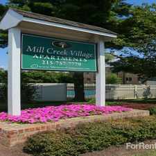 Rental info for Mill Creek Village Apartments
