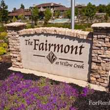 Rental info for Fairmont at Willow Creek, The