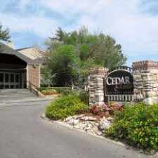 Rental info for Cedar Glade
