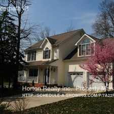Rental info for 4 Bedroom, 2.5 Bath Home