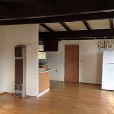 Rental info for This upstairs 3 bedroom, 1 bathroom home has a partially fenced front and back yard with a small pat