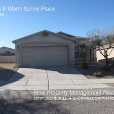 Rental info for 10044 E Warm Sunny Place