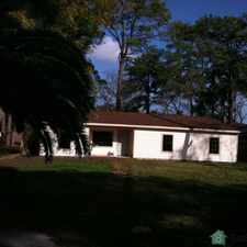 Rental info for Quite street. Dead end street. Ceramic tile through out the house. Large kitchen dining area. Large laundry room. French doors off the kitchen overlooking privacy fenced yard. Central air and heat.