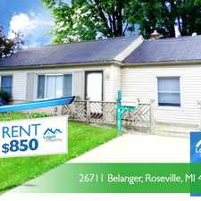 Rental info for 26711 Balanger #1