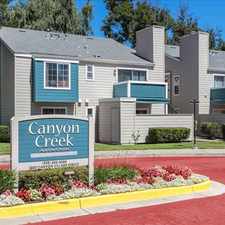 Rental info for Canyon Creek